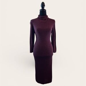 Maroon Sweater dress